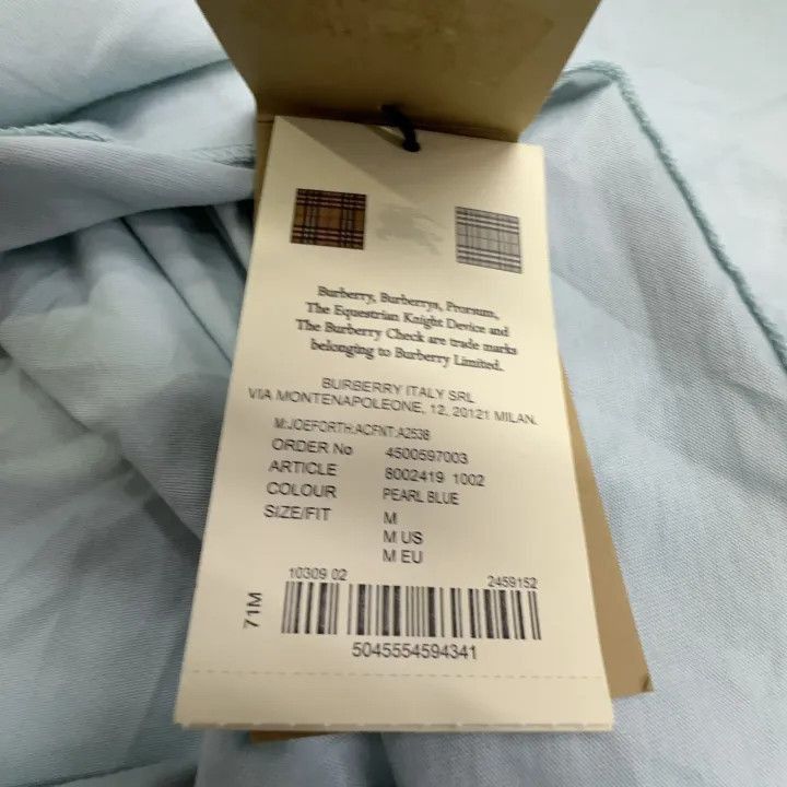 Burberry Burberry Burberry Logo Embroidered Casual T-shirt-2507 Size US M / EU 48-50 / 2 - 5 Thumbnail