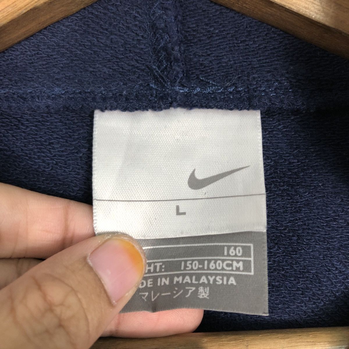 Nike 📌Hoodie Pull Over Nike Big Logo Size US L / EU 52-54 / 3 - 19 Thumbnail