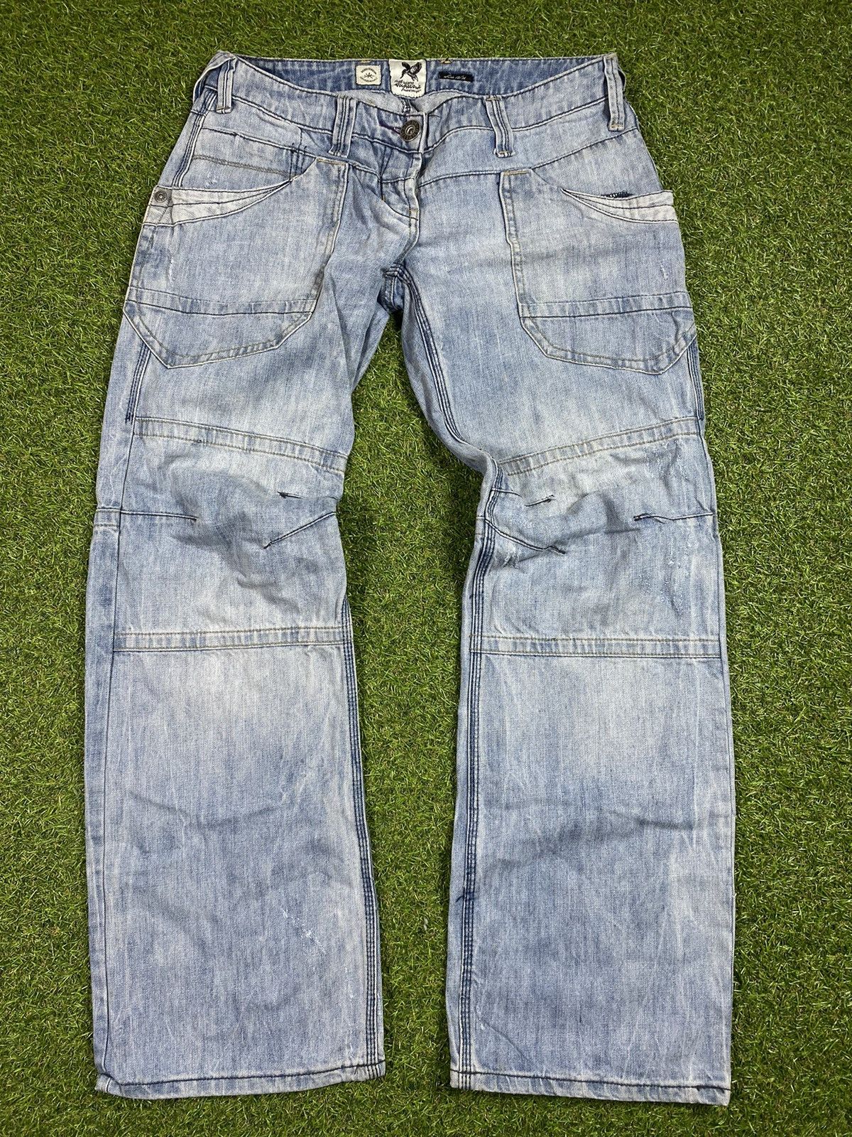 Japanese Brand Vintage 90s Japanese jeans denim streetwear style size Size 28" / US 6 / IT 42 - 1 Thumbnail