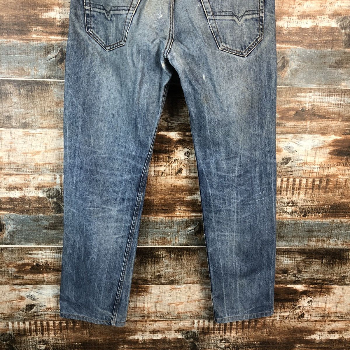 Diesel DL Diesel Industries faded Blue Denim Pants #C160 Size US 34 / EU 50 - 14 Thumbnail