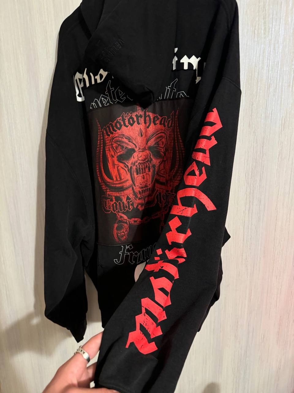 Vetements Vetements Motorhead Patch Hoodie Size US M / EU 48-50 / 2 - 3 Thumbnail