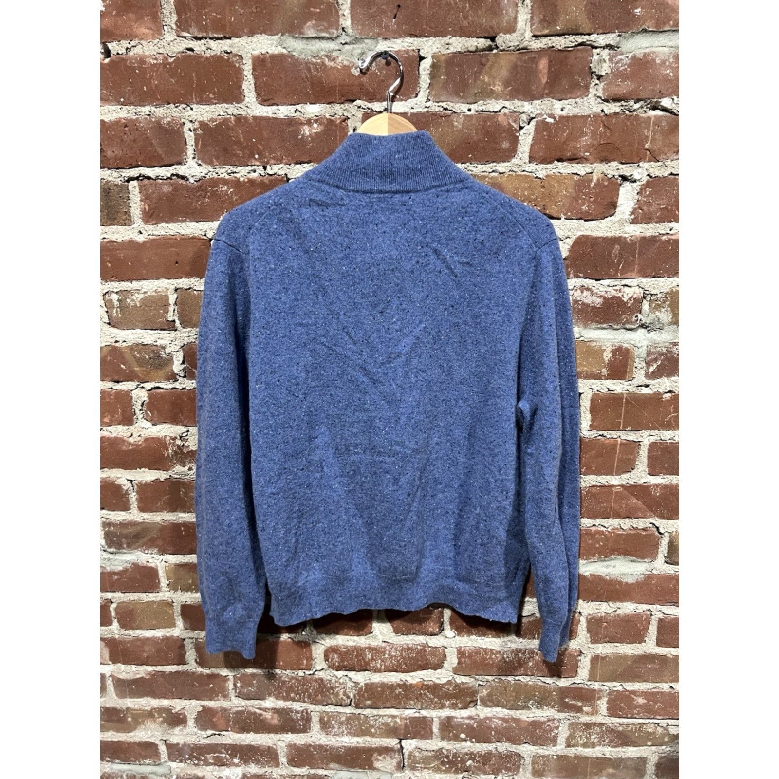 Y/Project The Cashmere Project Sweater Womens 1/4 Zip Mock Neck XL Blue Pullover Size XL / US 12-14 / IT 48-50 - 2 Thumbnail