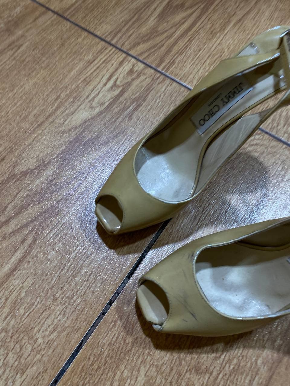 Jimmy Choo Heels Jimmy Choo vintage streewear Y2K luxury beige Size US 5 / IT 35 - 2 Thumbnail
