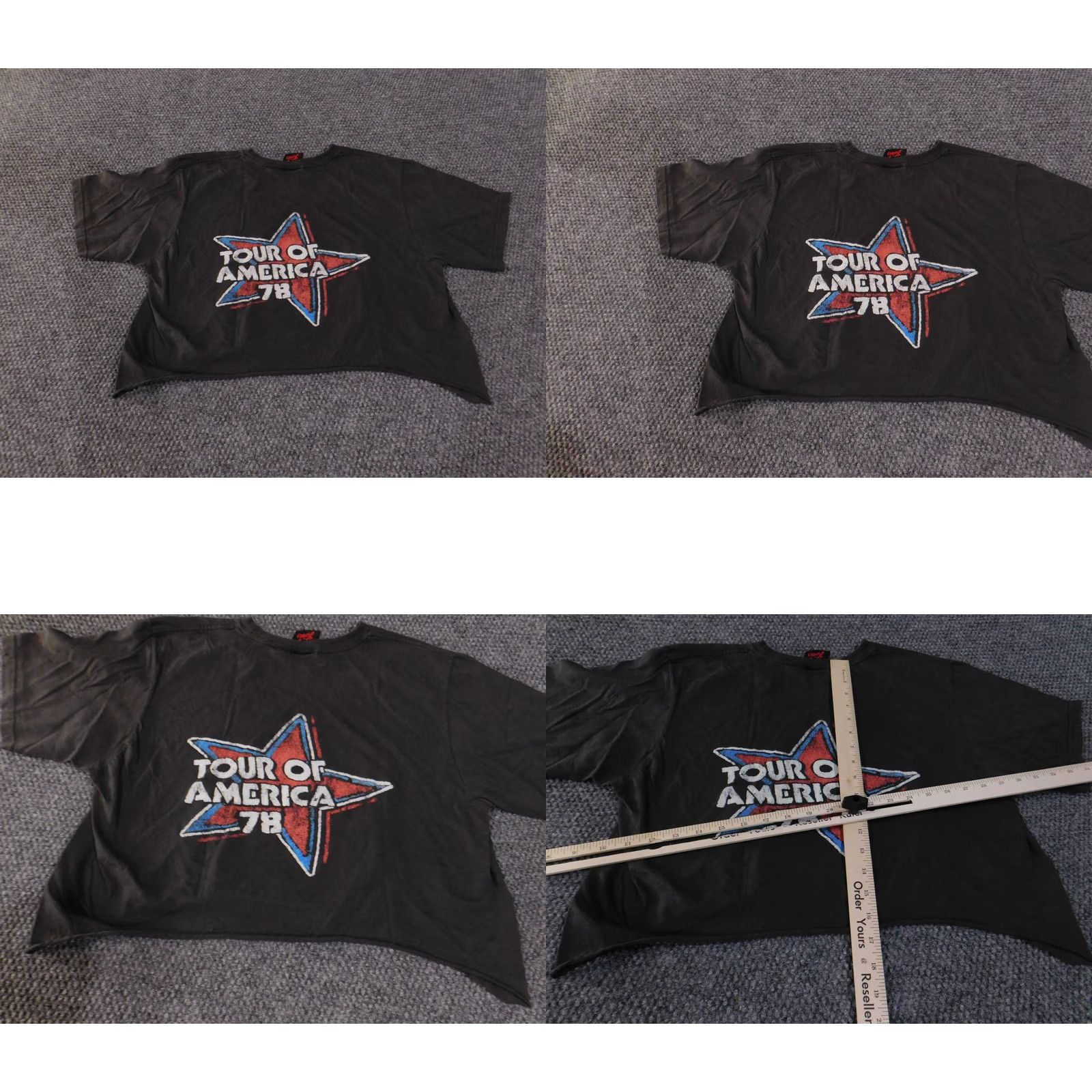 Bravado VINTAGE Rolling Stones Shirt Mens Large Tour of America 78 Rock Band Tee 00s Size US L / EU 52-54 / 3 - 8 Thumbnail