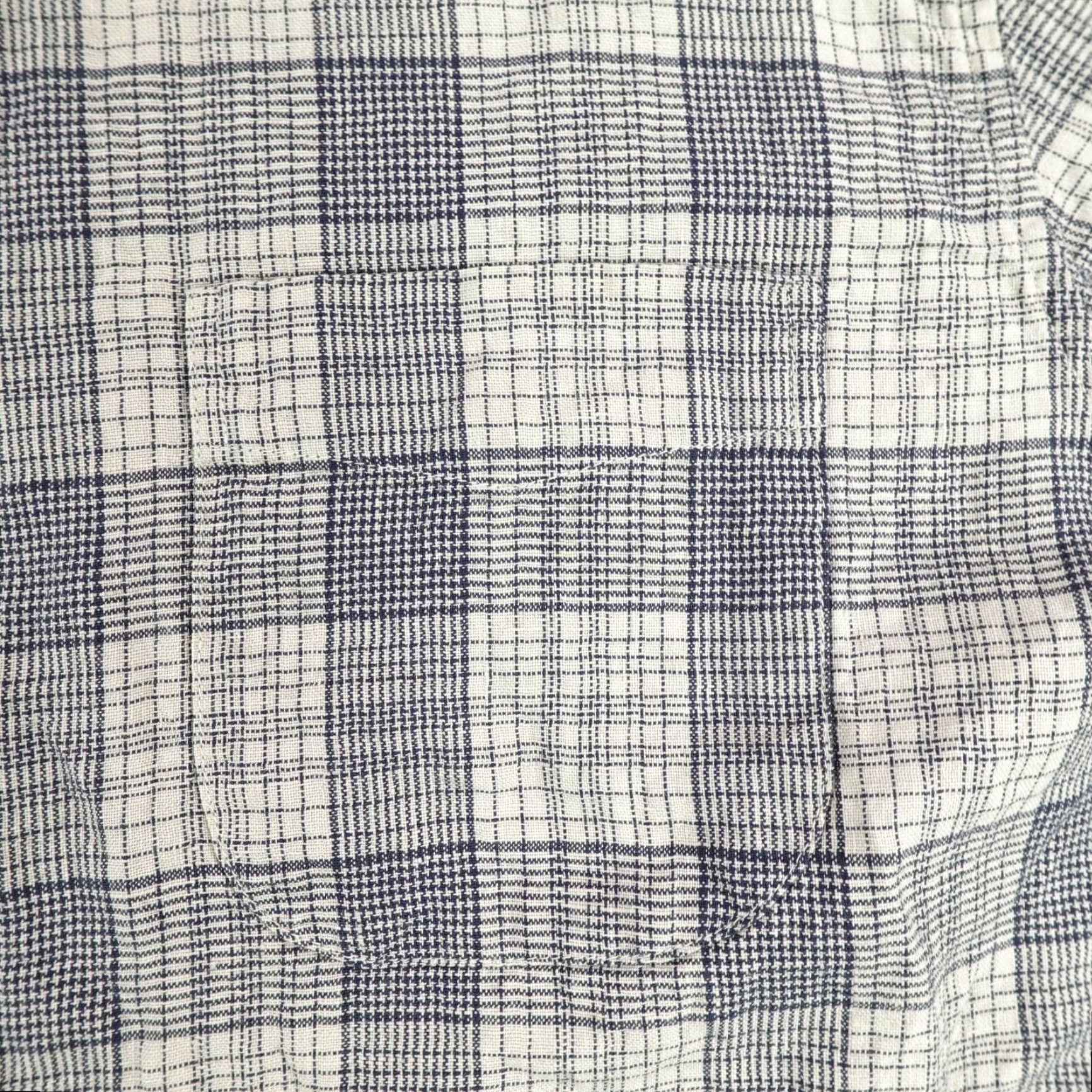 J.Crew J.CREW Shirt Mens Large Blue Gray Plaid Button-Up Linen Shirts Casual Outdoor Button-Down Pockets N/A Size US L / EU 52-54 / 3 - 3 Thumbnail