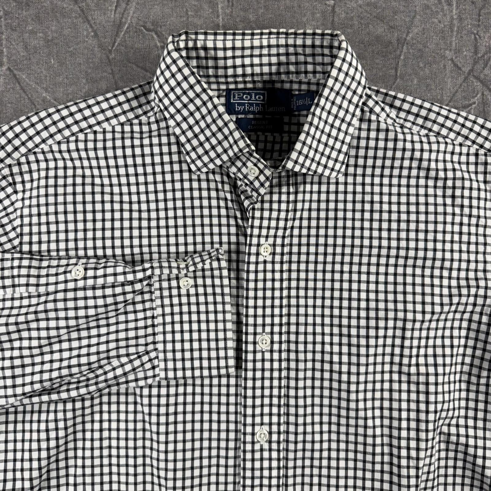 Other Ralph Lauren Shirt Men's L Black Grey Button Up Classic Size US L / EU 52-54 / 3 - 1 Thumbnail