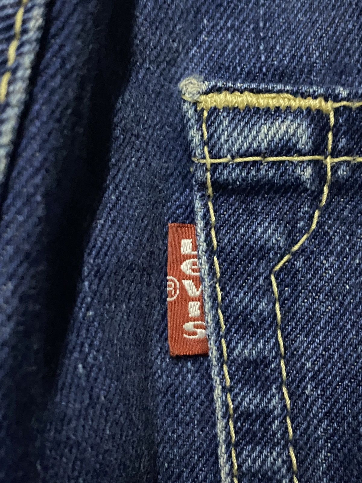 Levi's Levis 902 Blue Wash Ripped Baggy Jeans Size US 31 - 16 Thumbnail