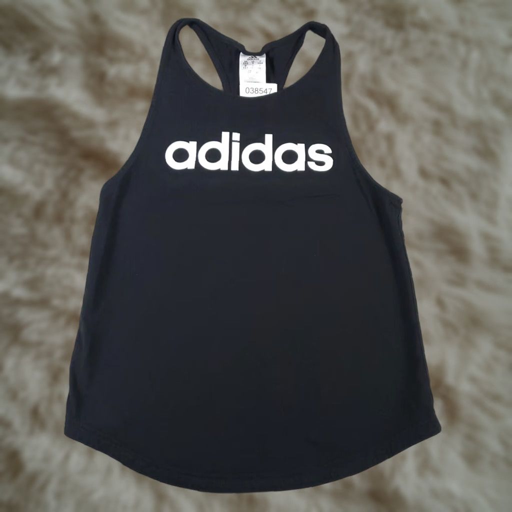 Adidas VINTAGE Adidas Women’s Tank Top S Black Casual Activewear Running Workout Size S / US 4 / IT 40 - 1 Thumbnail