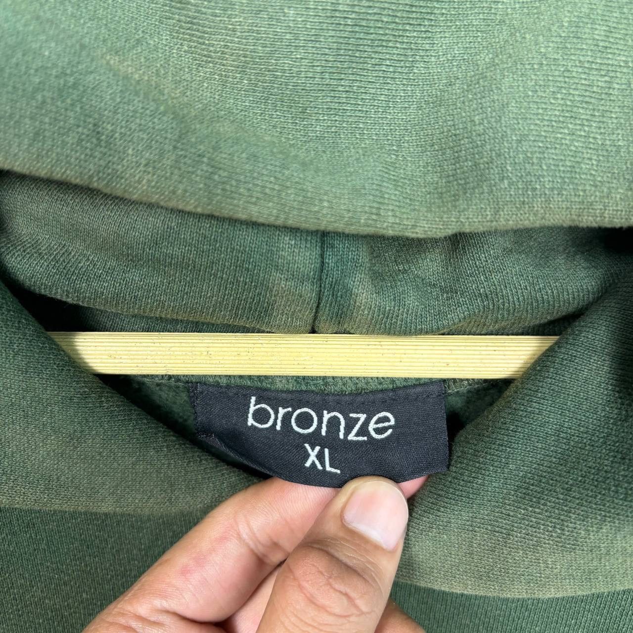 Bronze 56k Bronze 56k Cigarette Logo Hoodie Green Skatewear Oversized Size US XL / EU 56 / 4 - 5 Thumbnail
