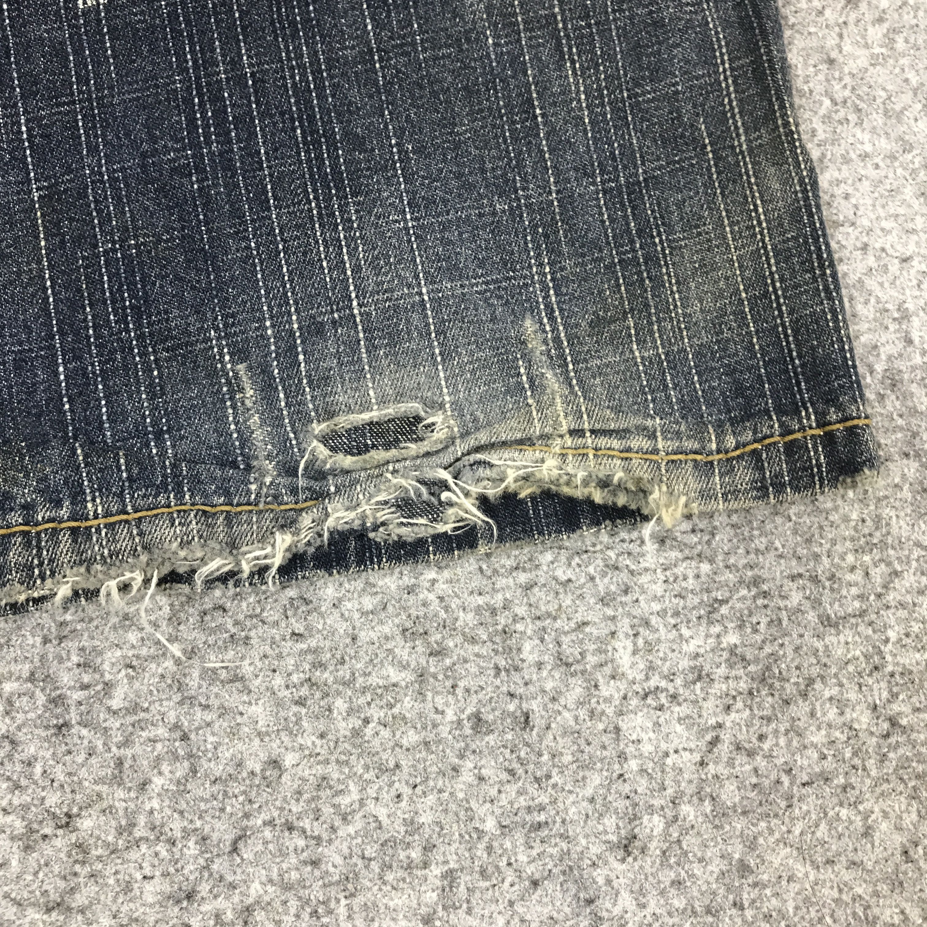 Japanese Brand ifsixwasnine japan gri gri distressed jeans pants Size US 32 / EU 48 - 15 Thumbnail