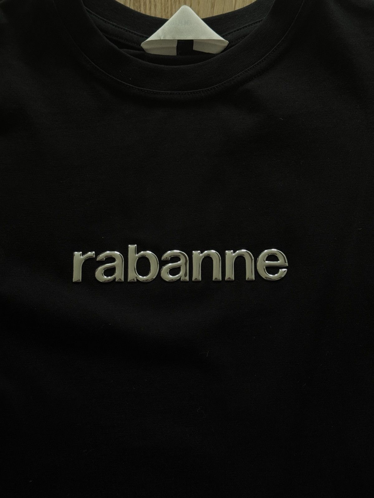 H&M × Other RABANNE & H&M metallic logo t shirt Size US S / EU 44-46 / 1 - 2 Thumbnail