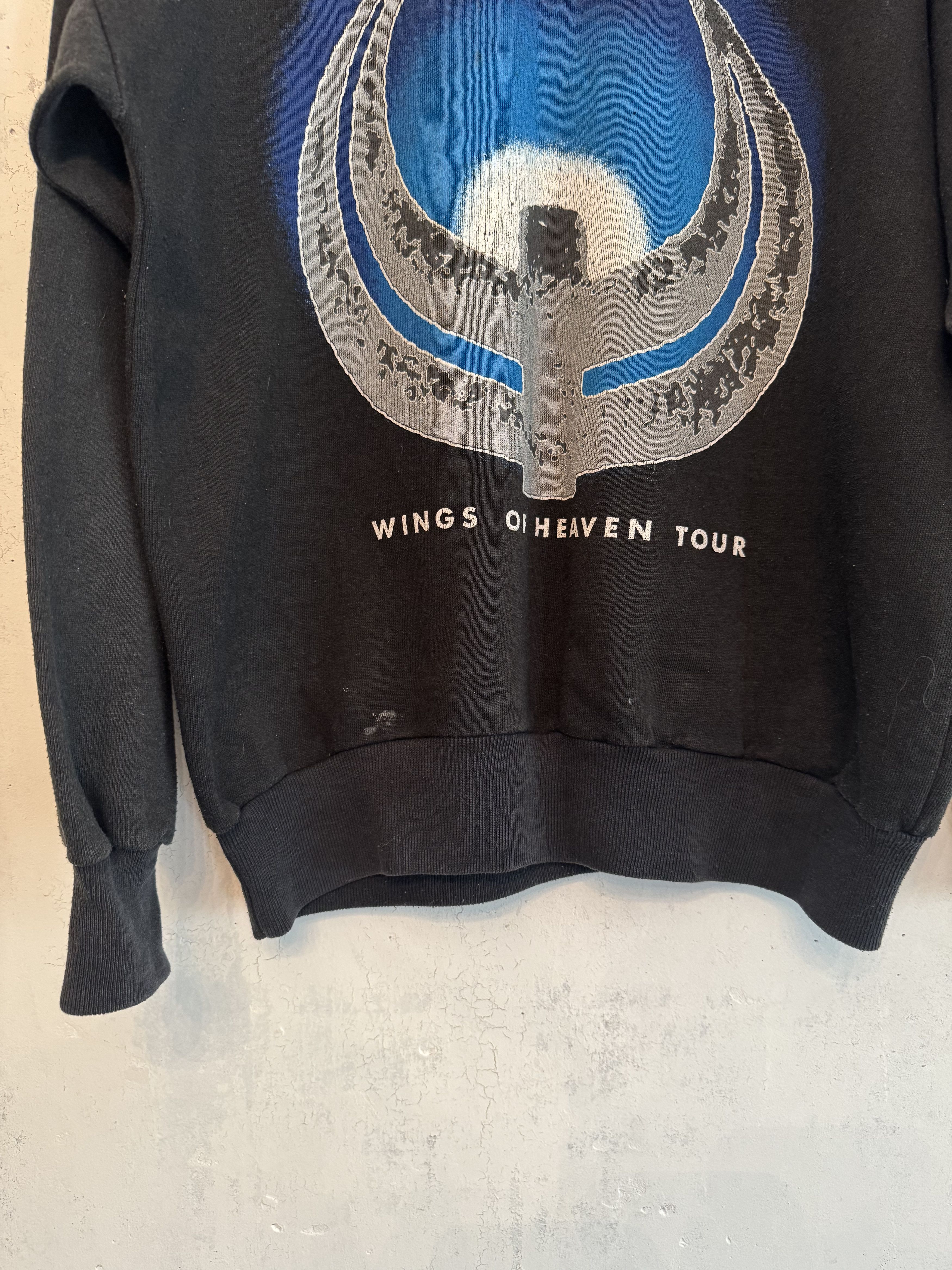 Band Tees Vintage 1988 Magnum Wings of Heaven Band Tour Sweatshirt Size US L / EU 52-54 / 3 - 4 Thumbnail