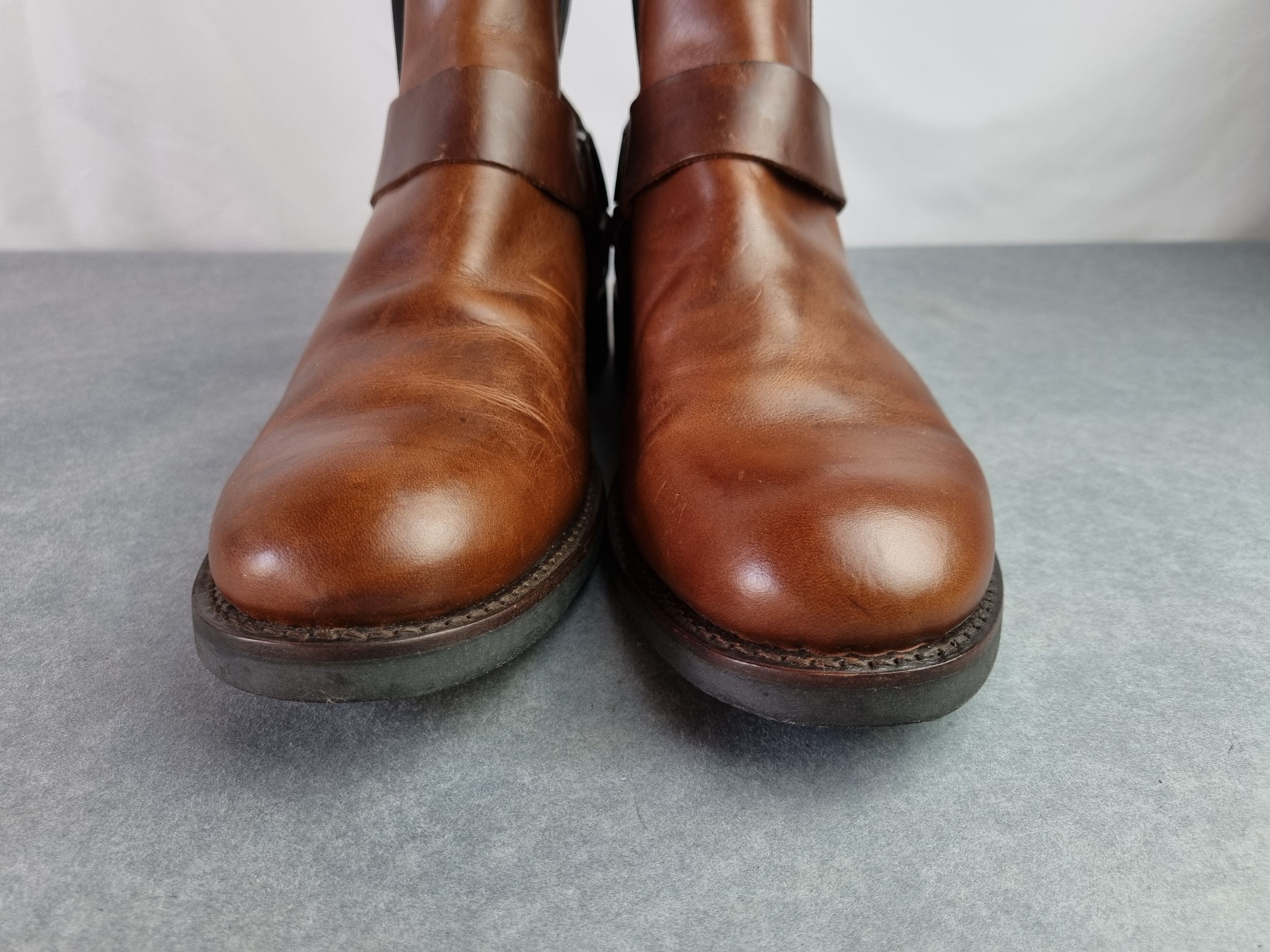 Frye × Vibram Frye Mexican Cowboy Leather Vibram Resist-Oil Boots Size US 9.5 / EU 42-43 - 11 Thumbnail