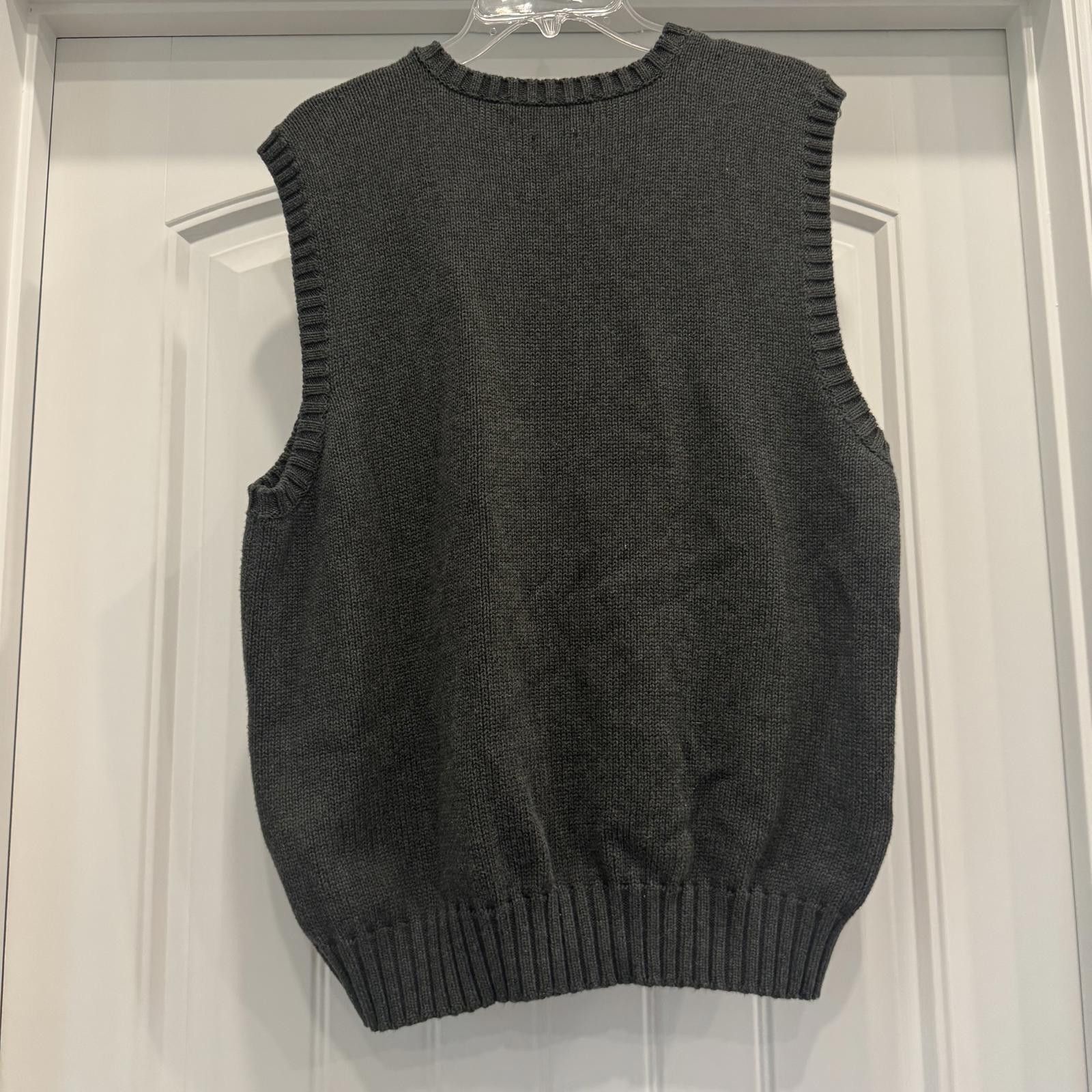 Polo Ralph Lauren Polo Ralph Lauren Men's V-Neck Vest Gray Wool Blend-Large Size US L / EU 52-54 / 3 - 5 Thumbnail