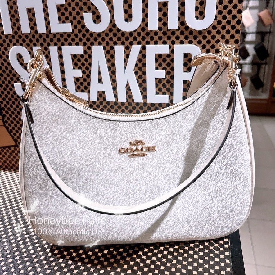 Coach Teri Hobo Bag In Signature Canvas CV940 Size ONE SIZE - 1 Thumbnail