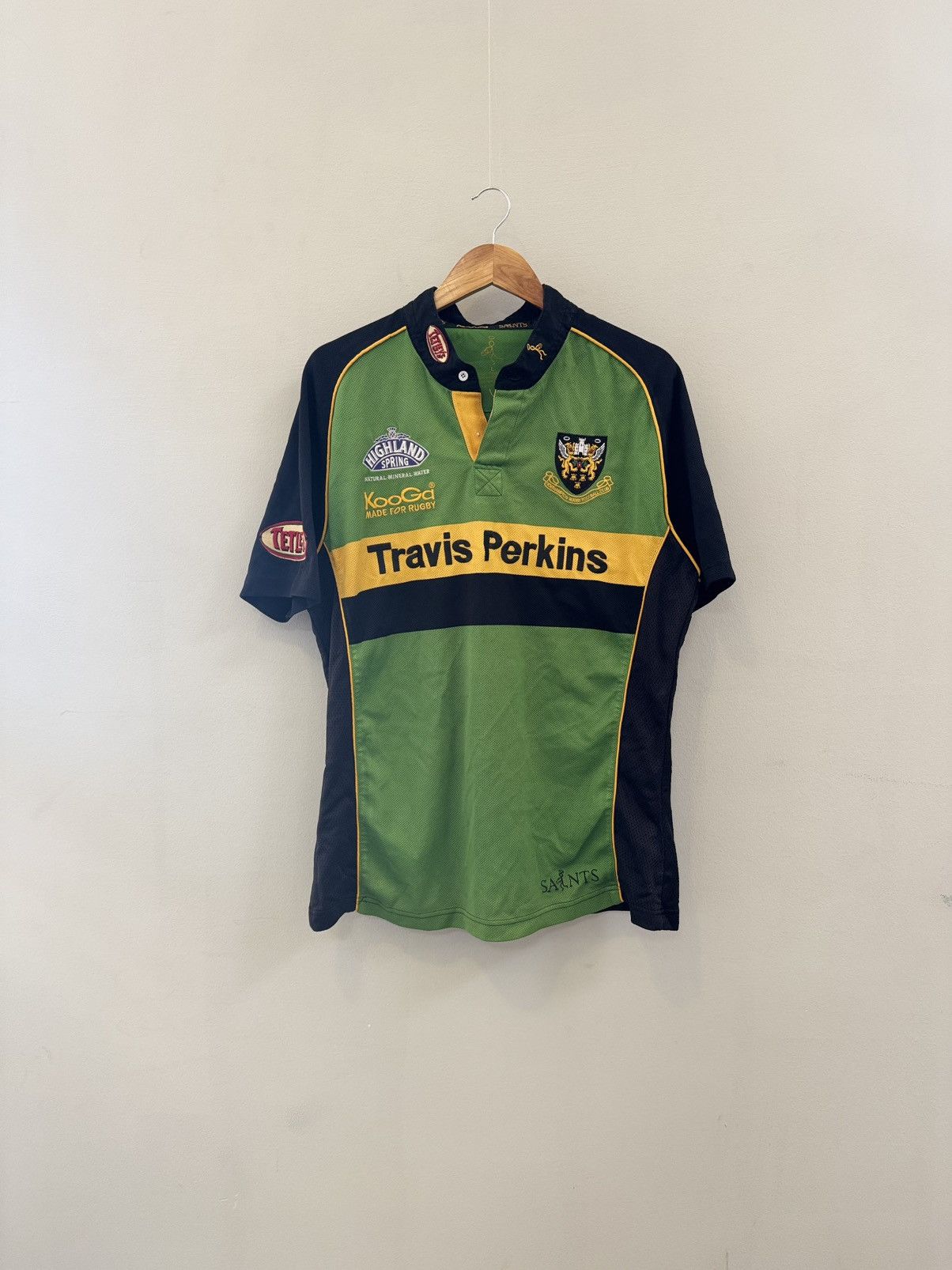 Vintage Northampton Saints Rugby Home Signed Shirt 2004/2005 - Kooga Size US L / EU 52-54 / 3 - 1 Thumbnail