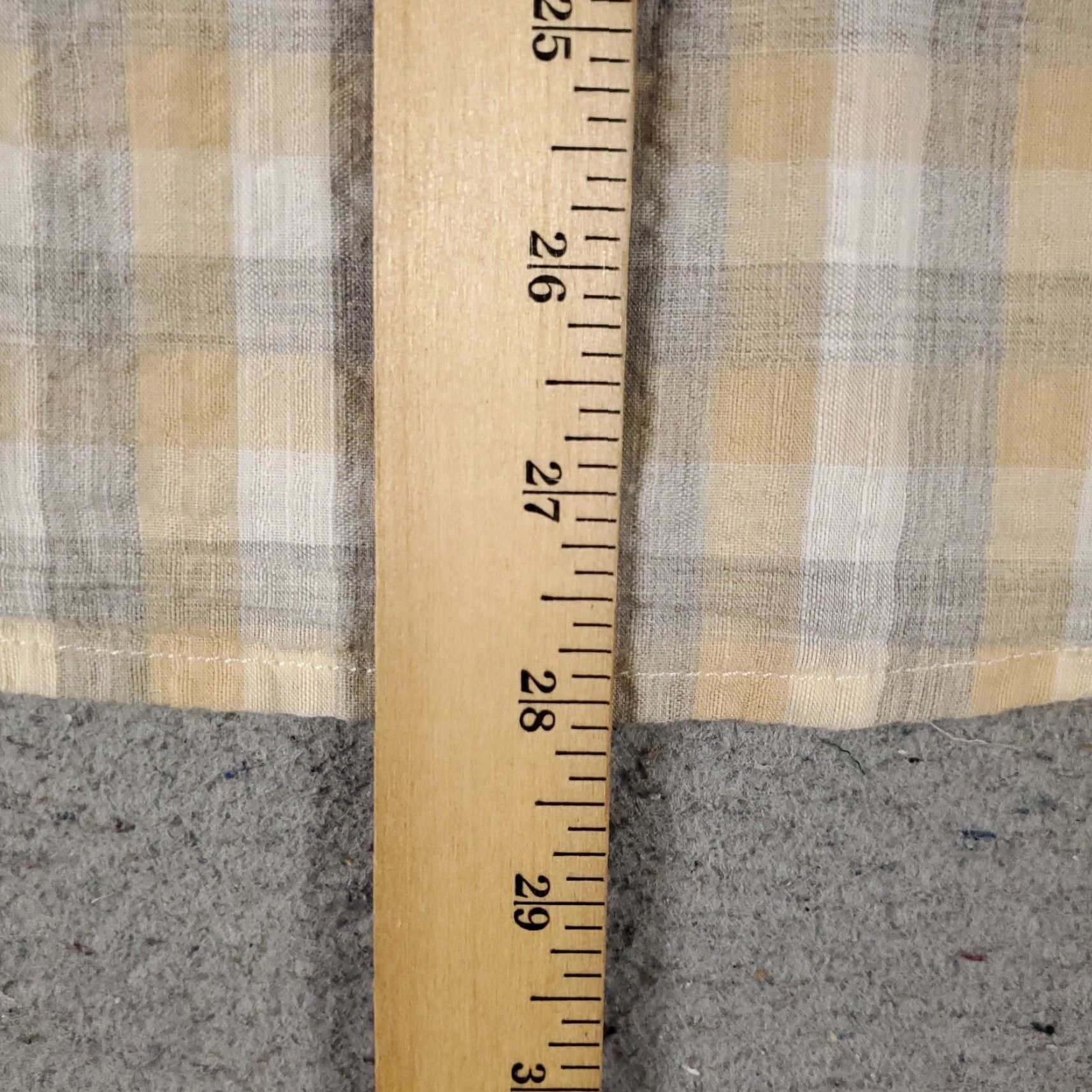 Lucky Brand Lucky Brand Shirt Beige Plaid Short Sleeve Button-Up Regular Fit Men’s Size Small Size US S / EU 44-46 / 1 - 4 Thumbnail