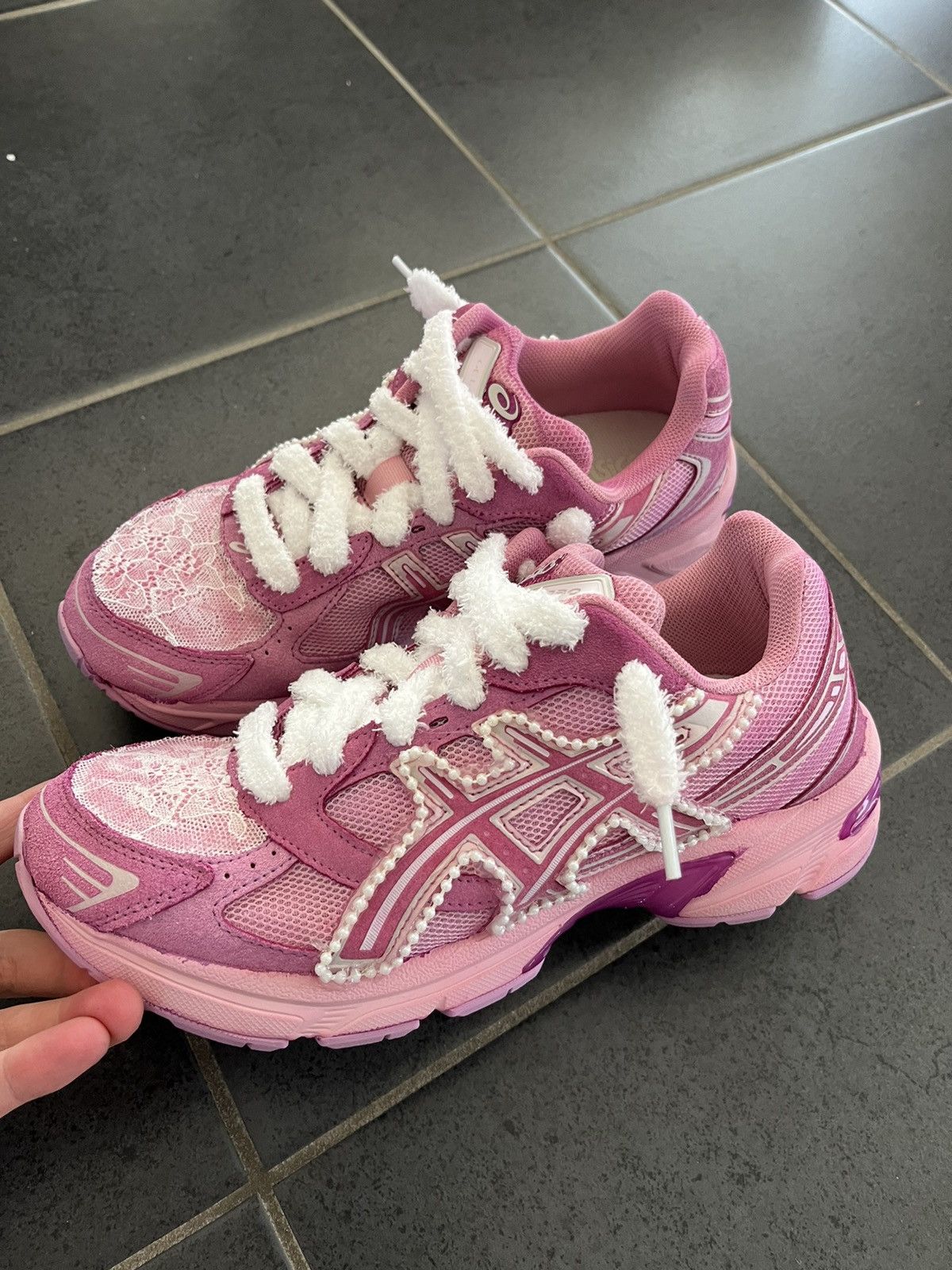 Adidas × Asics × Puma Asics Gel 1130 Custom 💞 Size US 9 / IT 39 - 7 Thumbnail