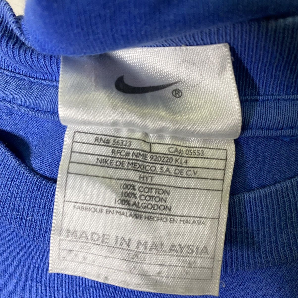 Nike × Vintage Vintage 1990s Nike Big Swoosh T Shirt Size US S / EU 44-46 / 1 - 4 Thumbnail