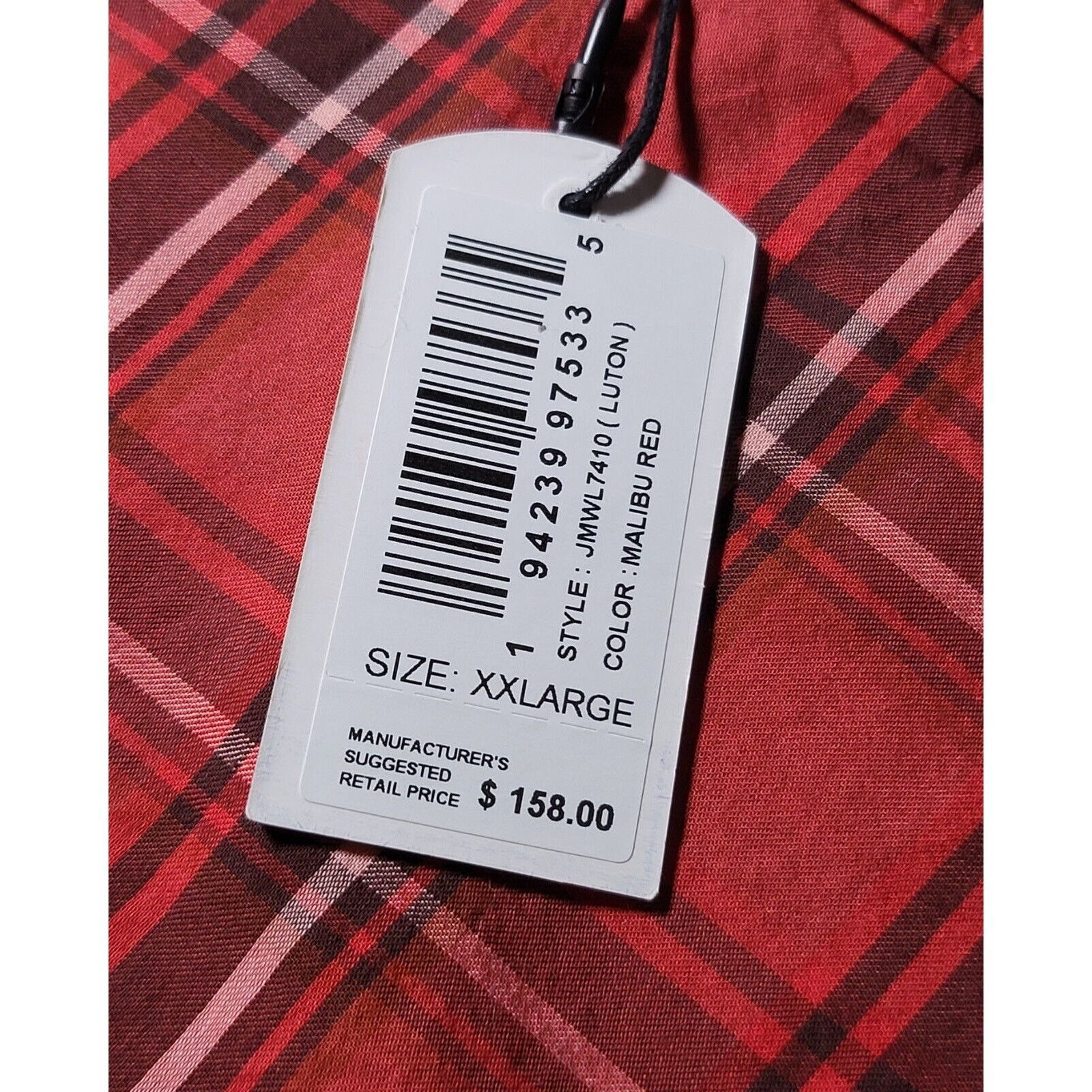 johnnie-O NWT JOHNNIE-O Luton Featherweight Button Up Shirt Red 2XL Size US XXL / EU 58 / 5 - 2 Thumbnail