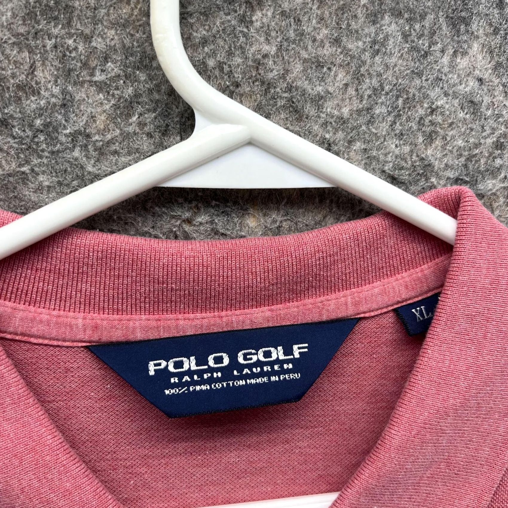 Ralph Lauren Ralph Lauren Polo Shirt Men XL Pink Long Sleeve Golf Pony Shirt Size US XL / EU 56 / 4 - 5 Thumbnail