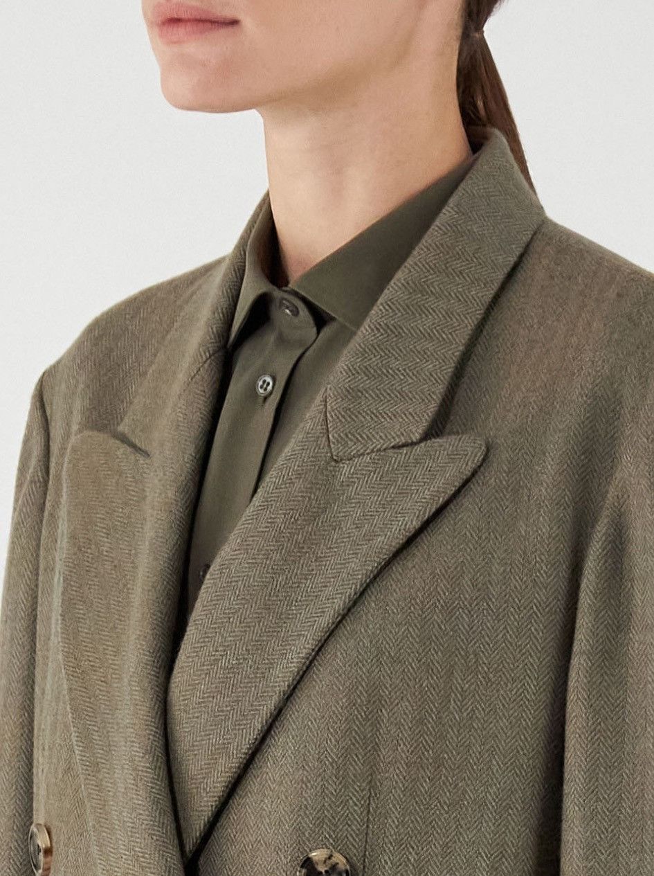 Loro Piana o1srvl11e0824 Darrag Cashmere Jacket in Grey Size XXL / US 16-18 / IT 52-54 - 3 Thumbnail