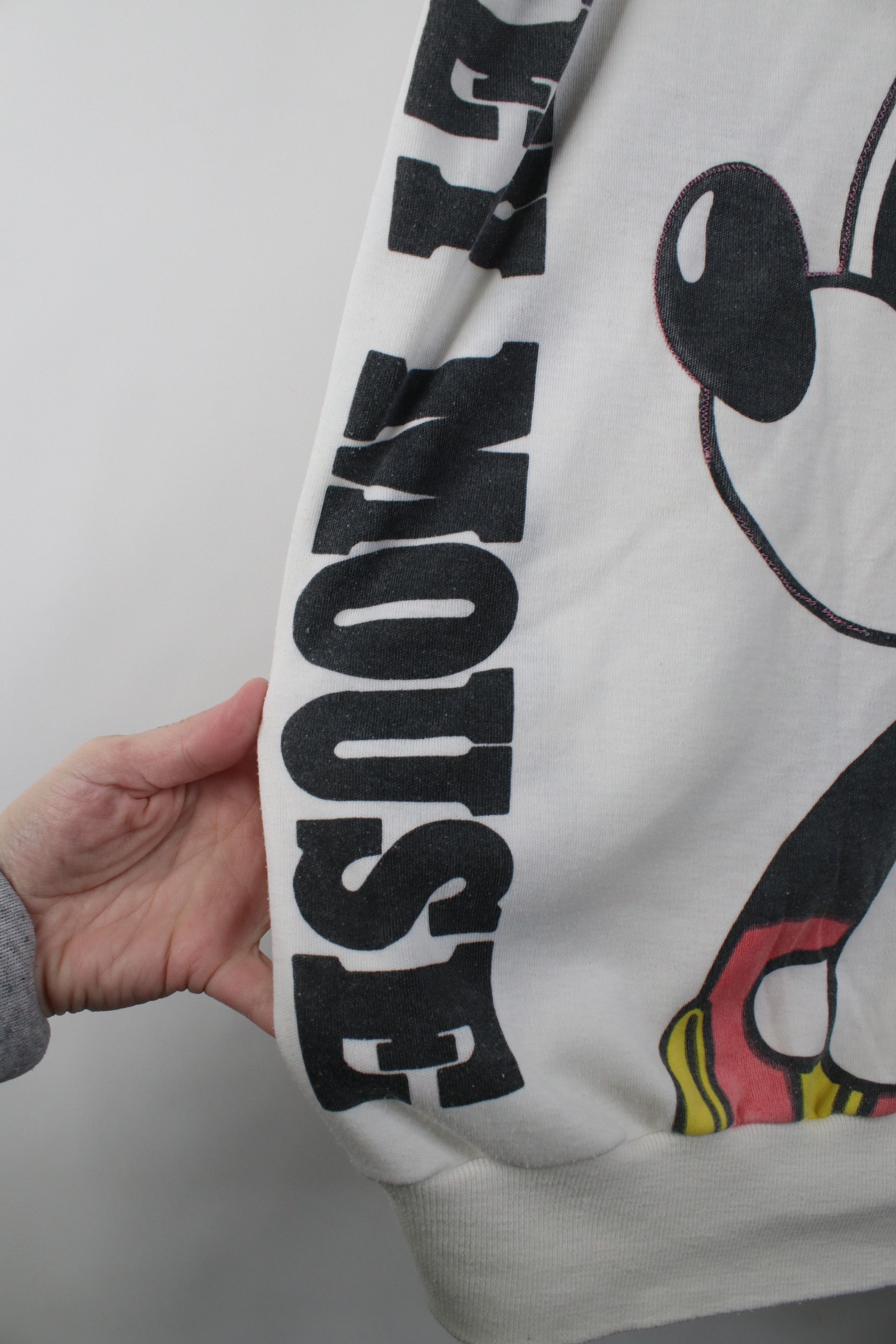 Disney Vintage 80s 90s Disney Print Mickey Mouse Sweatshirt USA Size XL / US 12-14 / IT 48-50 - 6 Thumbnail