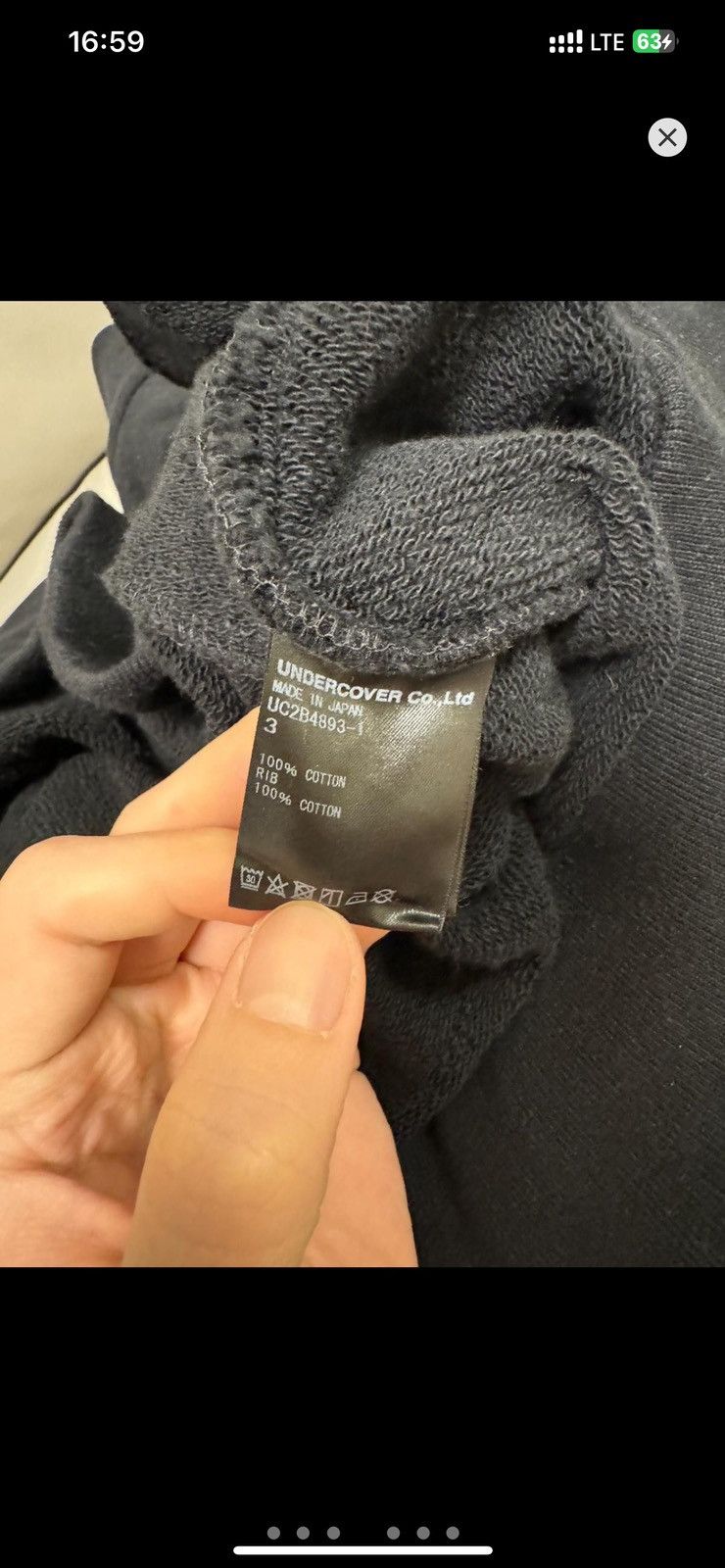 Undercover Undercover x Junya Watanabe Logo Crewneck Sweatshrt Size US L / EU 52-54 / 3 - 4 Thumbnail