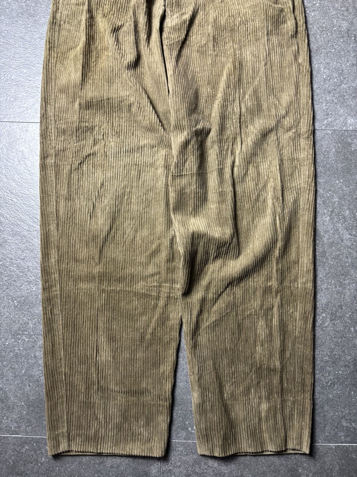 Emporio Armani 1990s Emporio Armani Corduroy Baggy Pants Size US 31 - 4 Thumbnail