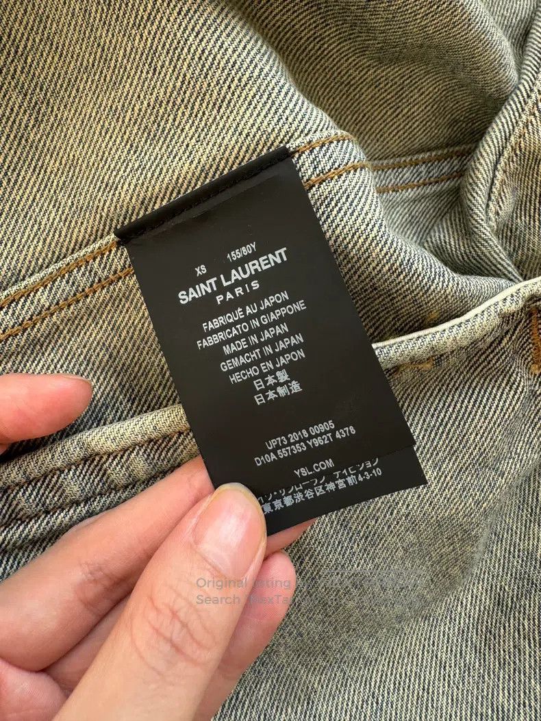 Saint Laurent Paris Saint Laurent Paris Camo Embroidered Denim Jacket i Size US XS / EU 42 / 0 - 5 Thumbnail