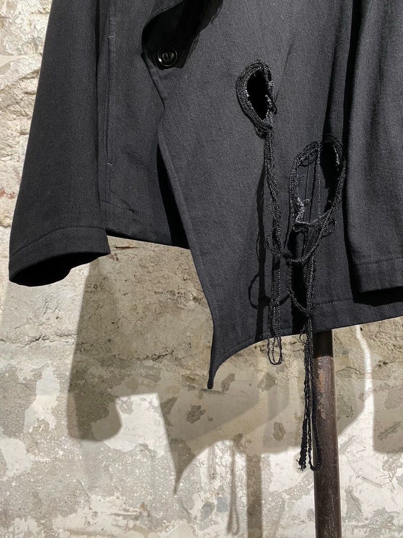 Yohji Yamamoto Yohji Yamamoto Y's irregularly ripped fringe suit-2505 Size US M / EU 48-50 / 2 - 4 Thumbnail