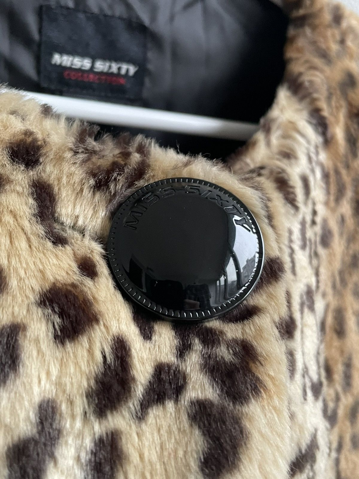 Miss Sixty Miss Sixty Vest Jacket Leopard Pattern Print Y2K Avant Garde Size S / US 4 / IT 40 - 3 Thumbnail