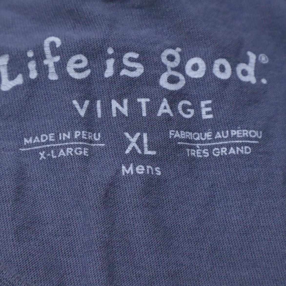 Life is Good Life is Good Snowman Spike Solid Long Sleeve T-Shirt Navy Men's XL Size US XL / EU 56 / 4 - 7 Thumbnail