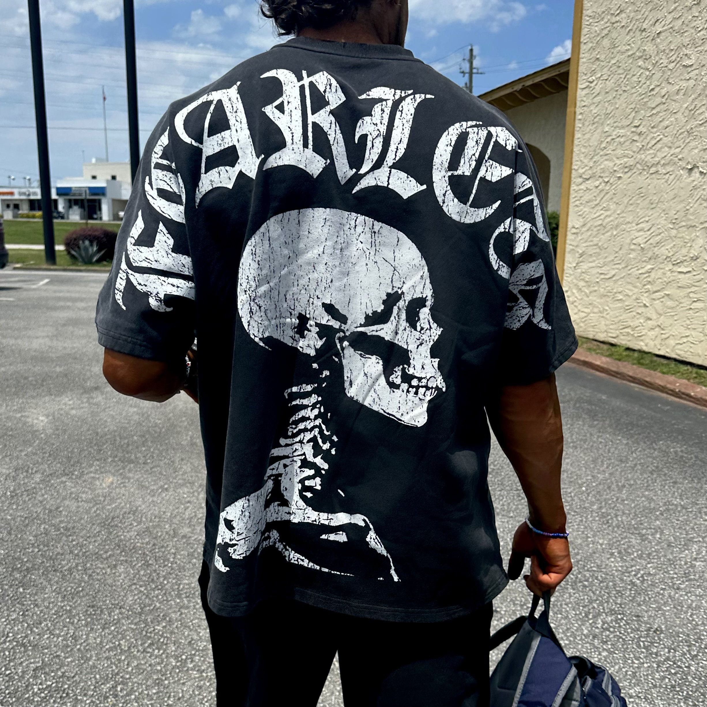 Darc Sport Men's OverSize Acidwashed Black and Grey T-shirt Size US M / EU 48-50 / 2 - 2 Thumbnail