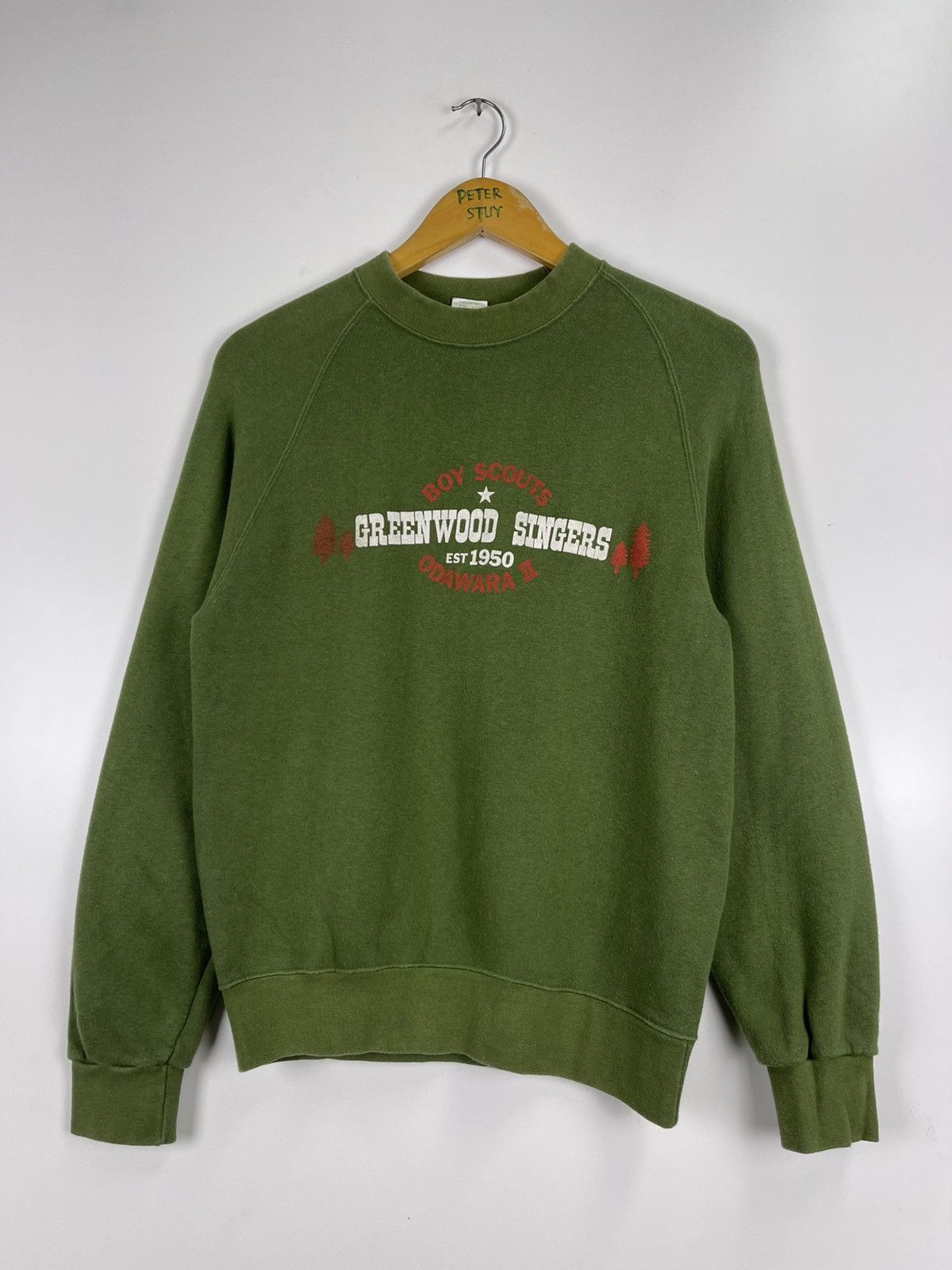 Vintage Vintage Boy Scouts Greenwood Singers Sweatshirt Size US M / EU 48-50 / 2 - 2 Thumbnail