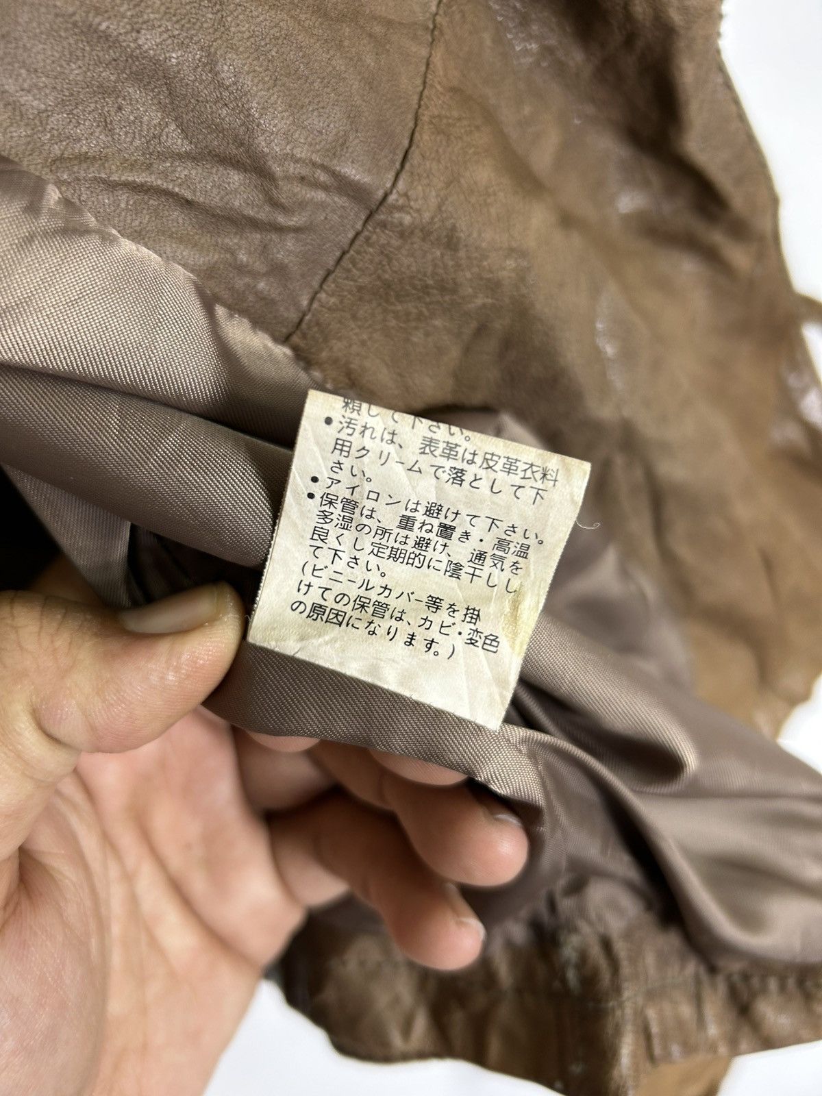 Japanese Brand ⚡️Vintage Sheepskin Leather Zipper Biker Jacket Size M / US 6-8 / IT 42-44 - 14 Thumbnail