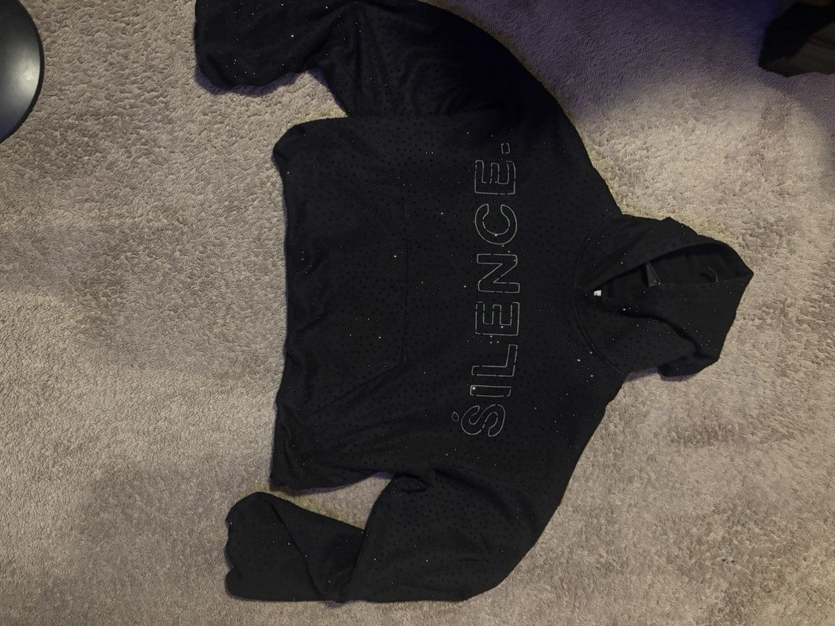 Other SILENCE BY ONYX ONYX VVS RHINESTONE HOODIE IN BLACK Size US M / EU 48-50 / 2 - 3 Thumbnail