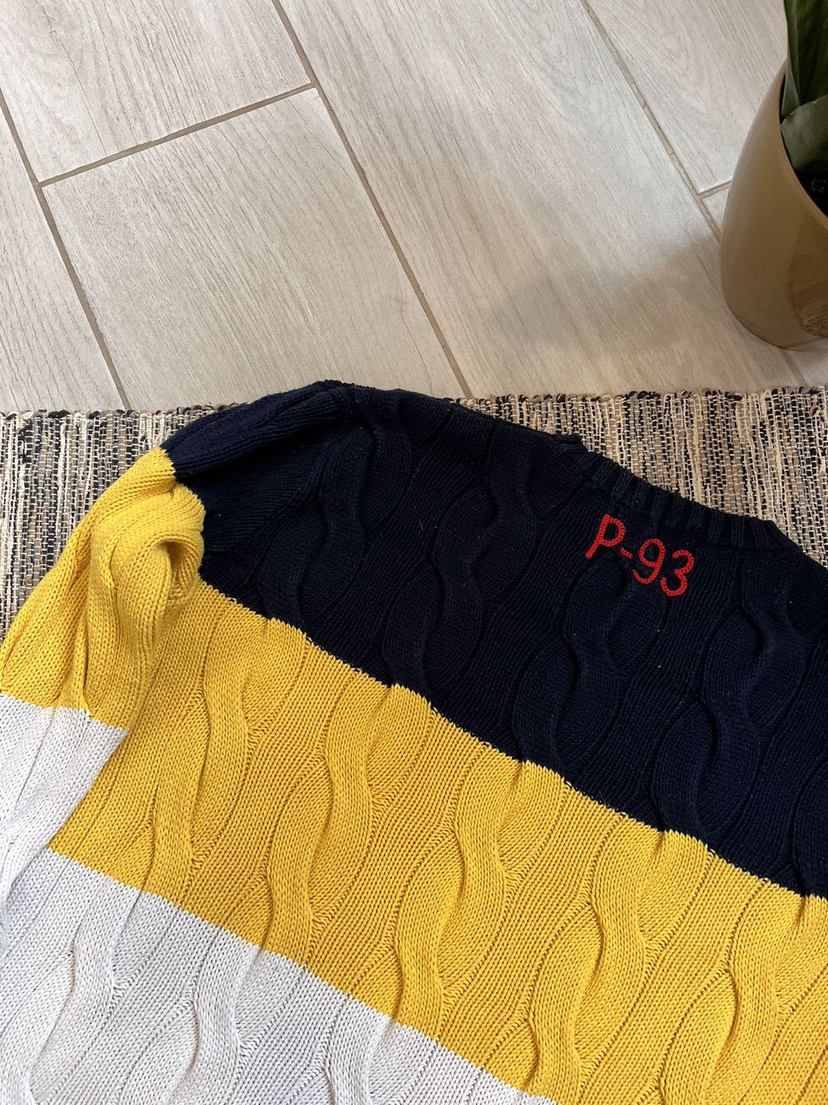 Polo Ralph Lauren × Vintage Polo Ralph Lauren Knit Cable Sweater RL-93 Size S / US 4 / IT 40 - 8 Thumbnail