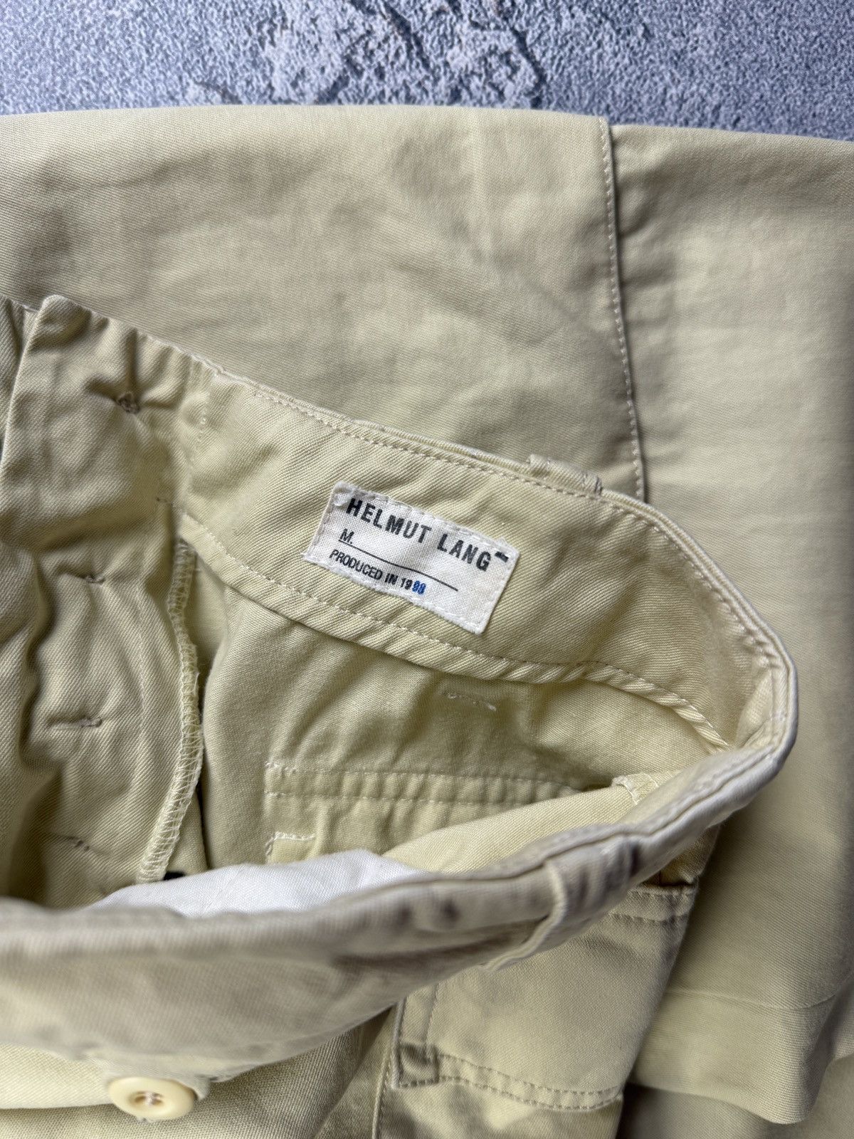 Helmut Lang Vintage Helmut Lang 1998 Cargo Pants Size US 29 - 8 Thumbnail