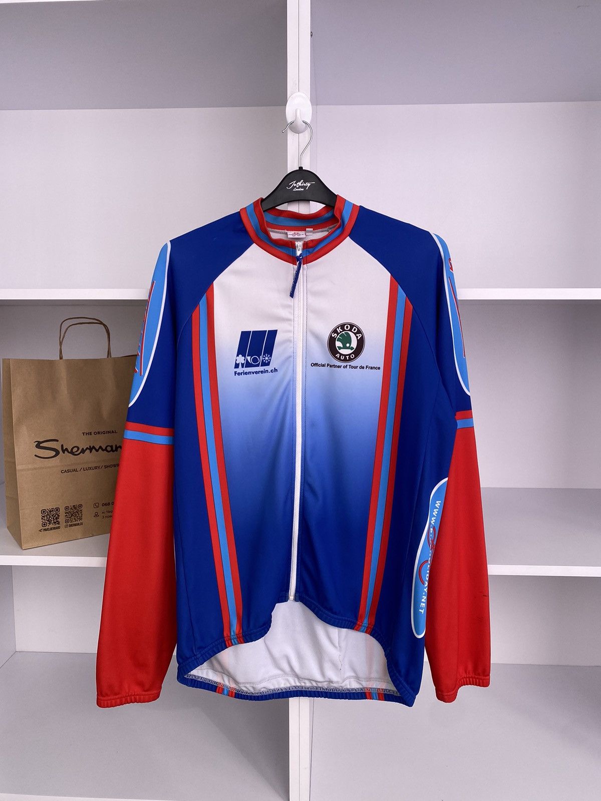 Vintage Vintage Skoda Cycling Jersey Size US XL / EU 56 / 4 - 2 Thumbnail