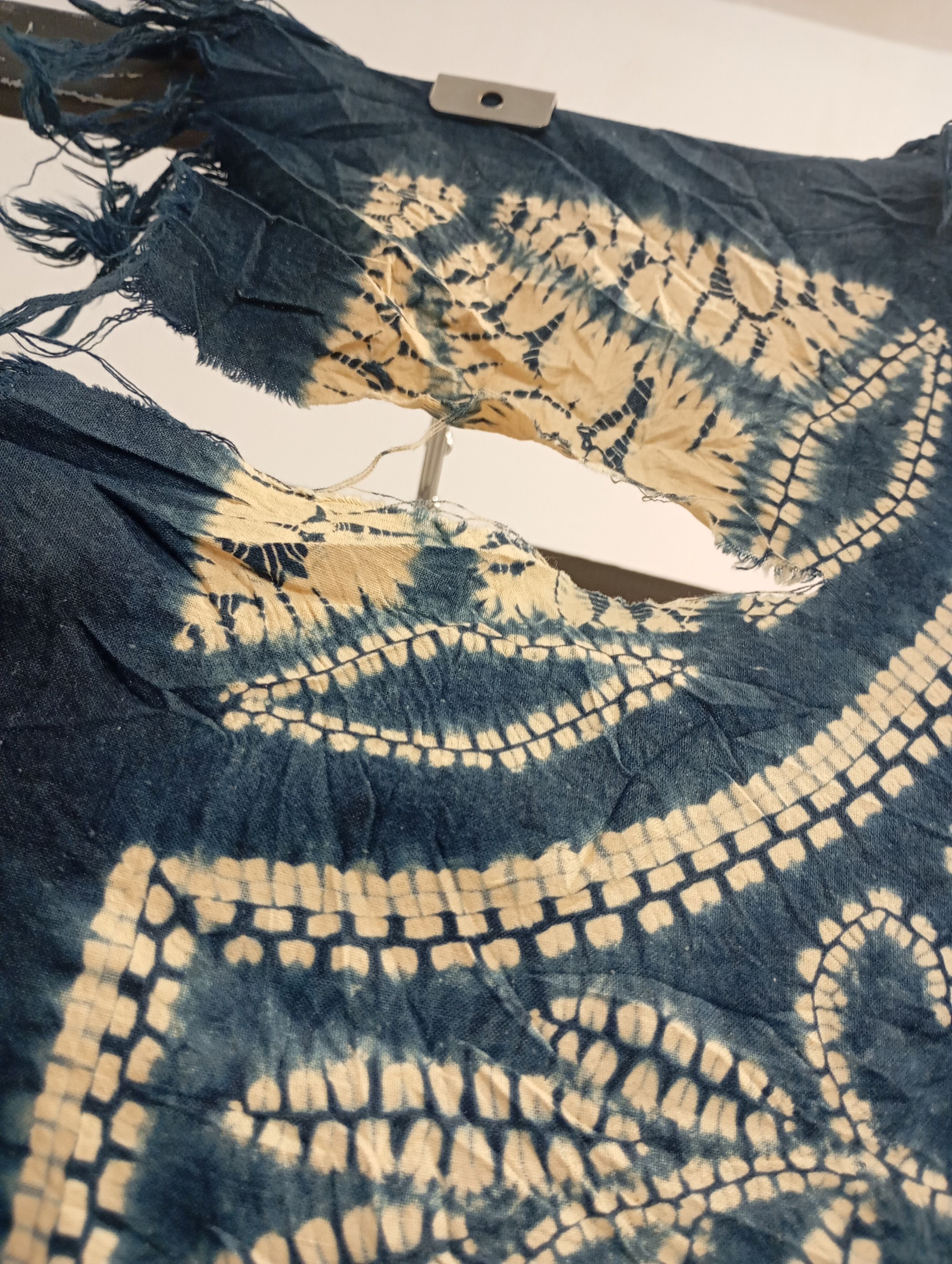 Japanese Brand Vintage Distressed Shibori Tablecloth Home Deco Size ONE SIZE - 3 Thumbnail