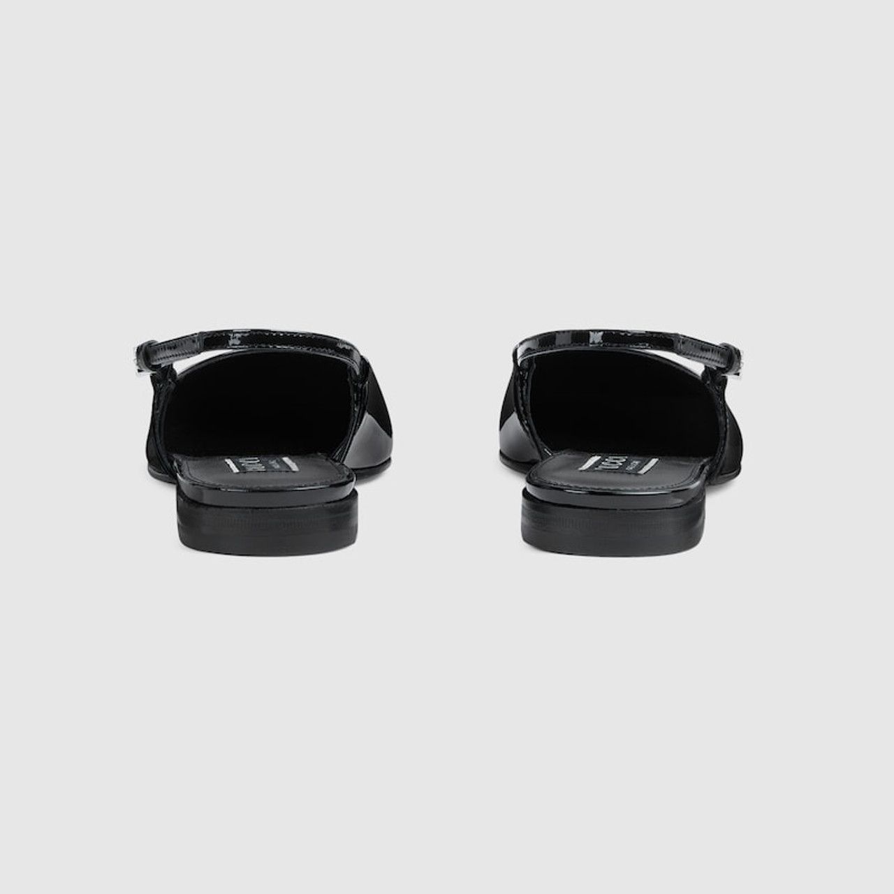 Gucci o1s1wg110125 Ballerina With Double G in Black Size US 7 / IT 37 - 4 Thumbnail
