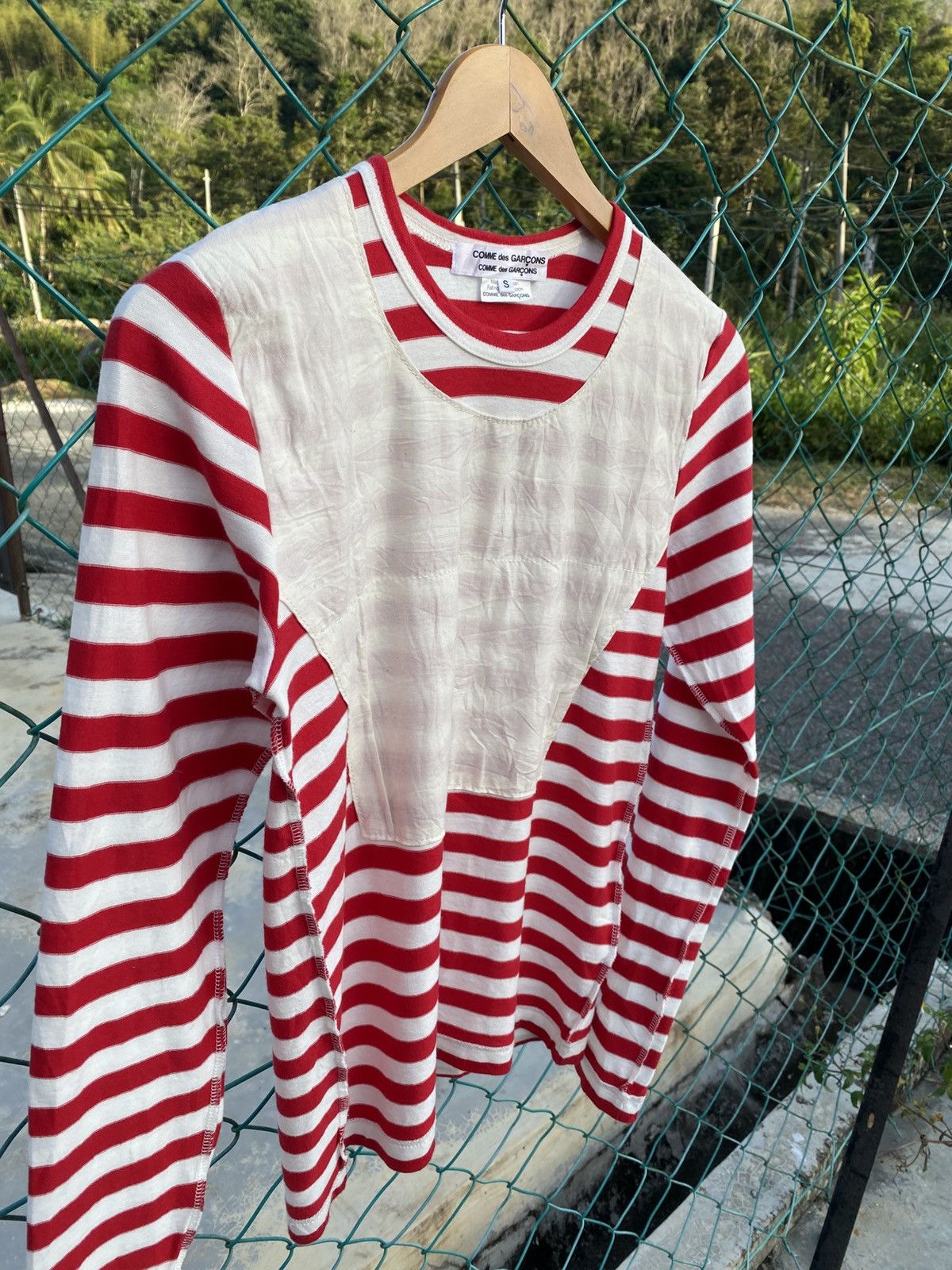 Comme des Garcons AD2010 Comme des Garcons breton striped tshirt Size S / US 4 / IT 40 - 4 Thumbnail