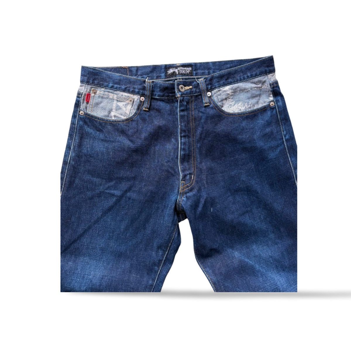 Stussy Vintage Stussy Japan "Increase the Peace" Denim Pants Size US 36 / EU 52 - 4 Thumbnail