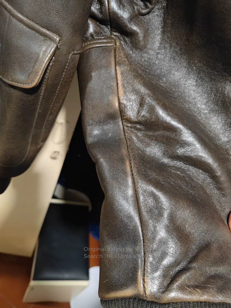 Schott Schott A2 Flight Leather Jacket Leather Jacket Size US S / EU 44-46 / 1 - 6 Thumbnail