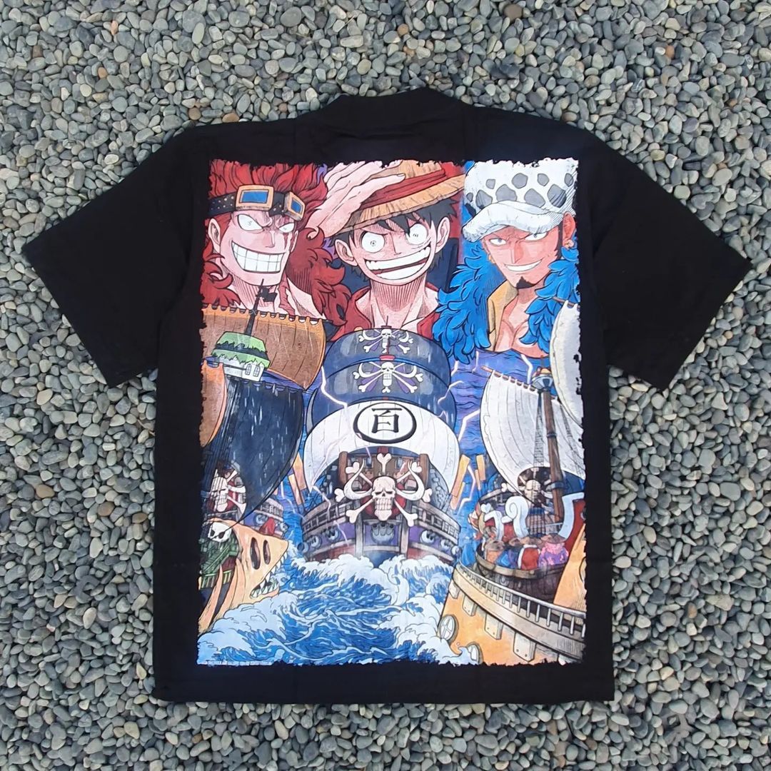 Anime × One Piece 🔥Rare🔥ONE PIECE : Trafalgar D Law '3 Hilarious Captain' Size US XL / EU 56 / 4 - 2 Thumbnail