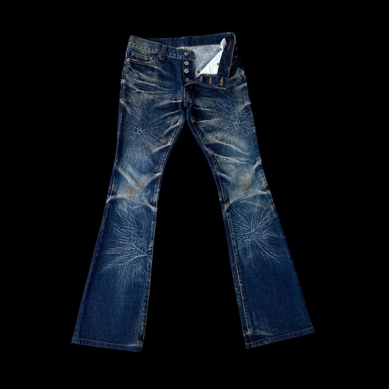 Japanese Brand BOOTCUT JAPAN MODERN LOVERS STARBURST WASH RUSTY CLAWMARK Size US 28 / EU 44 - 18 Thumbnail