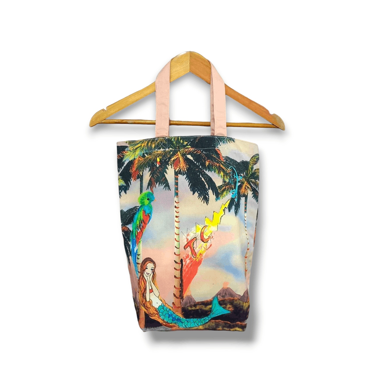 Tsumori Chisato Tsumori Chisato TC Mermaid Island Canvas Tote Bag Size ONE SIZE - 1 Thumbnail