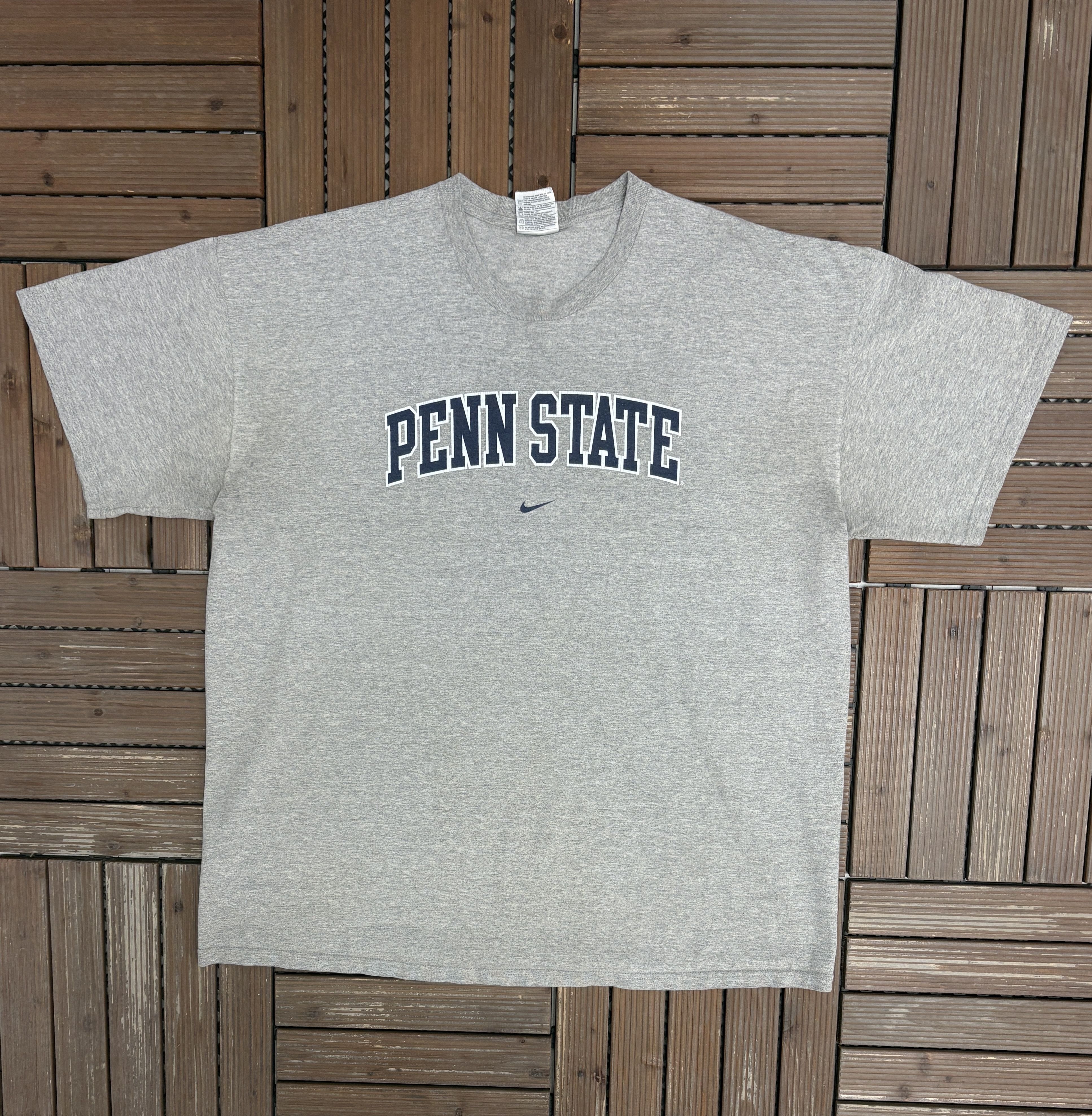 Nike × Vintage Penn State Nittany Lions Nike Vintage Grey T-Shirt Tee Size US XXL / EU 58 / 5 - 1 Thumbnail