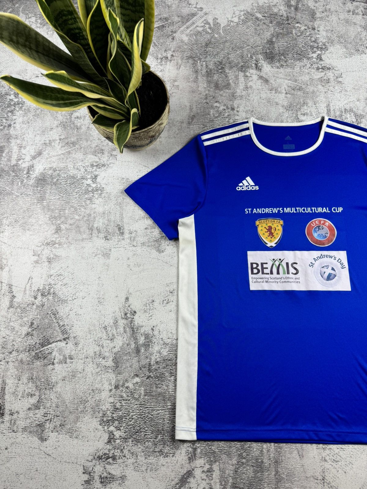Adidas Scotland 2018/2019 St Andrew’s Multicultural Cup Soccer Football Jersey Shirt Size US L / EU 52-54 / 3 - 2 Thumbnail